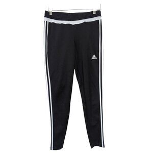 Adidas Tiro 15 Training Pants Womens S Black‎ Tapered Leg Athletic Soccer Gym